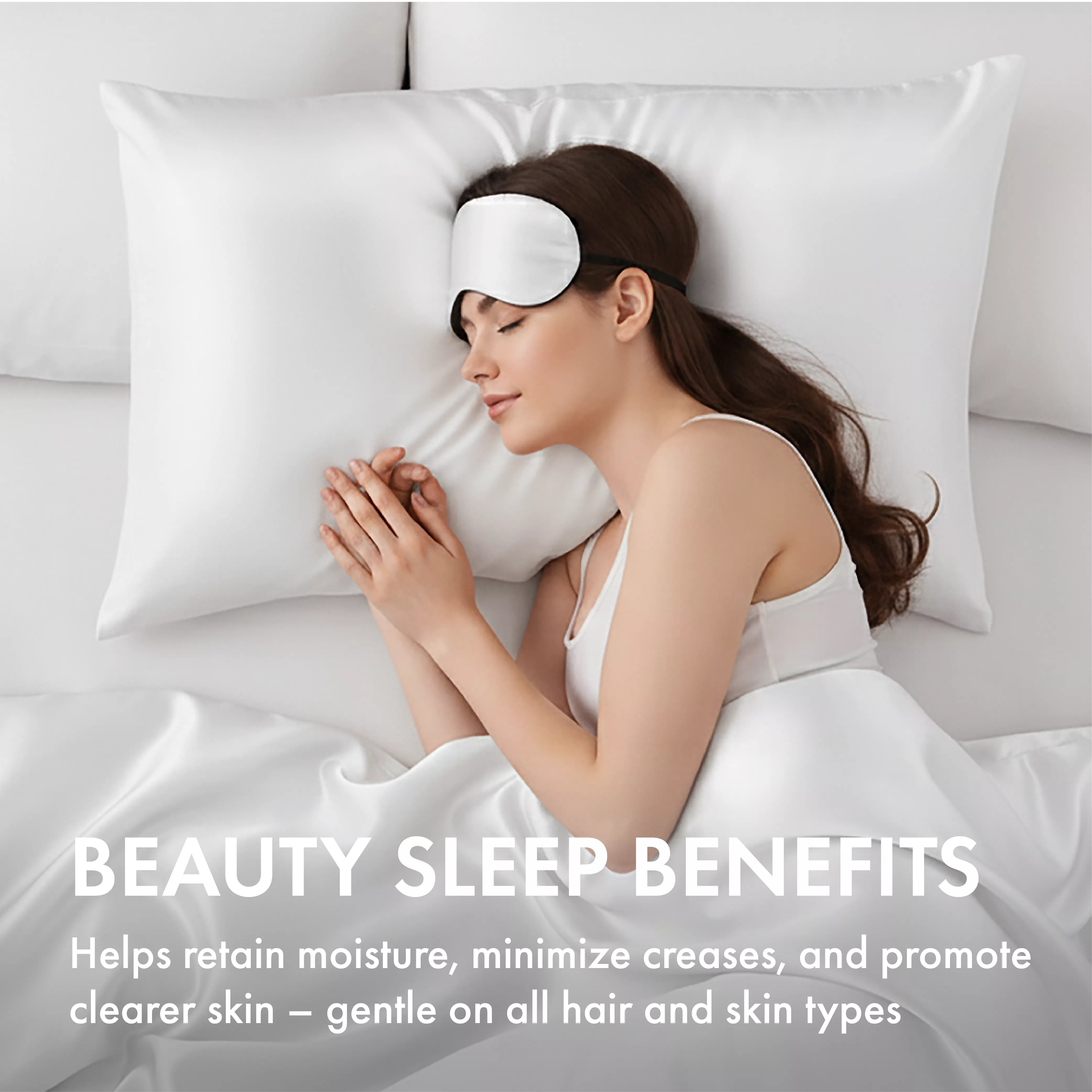 MAVIE Ultimate Beauty Sleep Set – Silky Soft Satin Body & Standard Pillowcase Bundle - Image 4