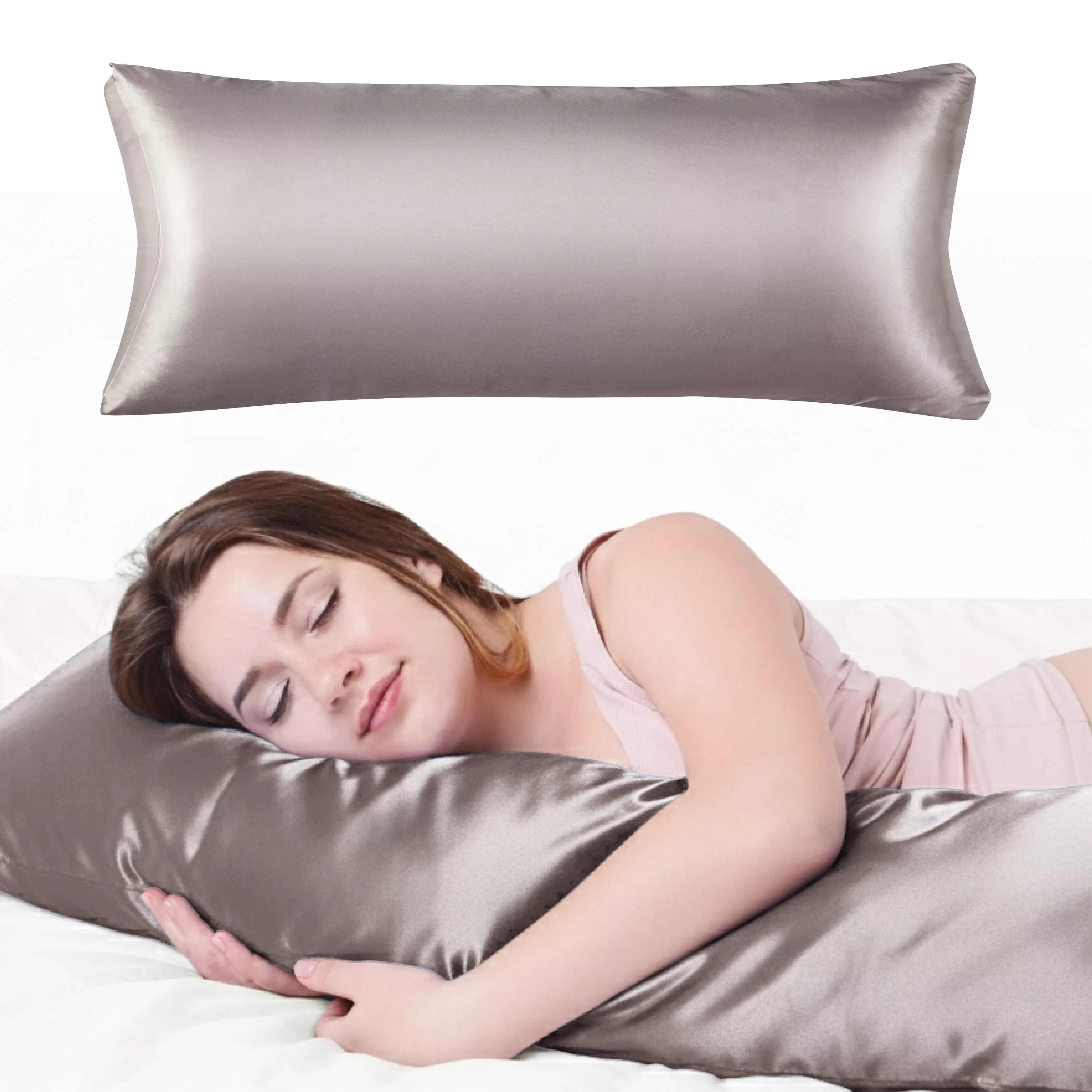 MAVIE Ultimate Beauty Sleep Set – Silky Soft Satin Body & Standard Pillowcase Bundle - Image 48