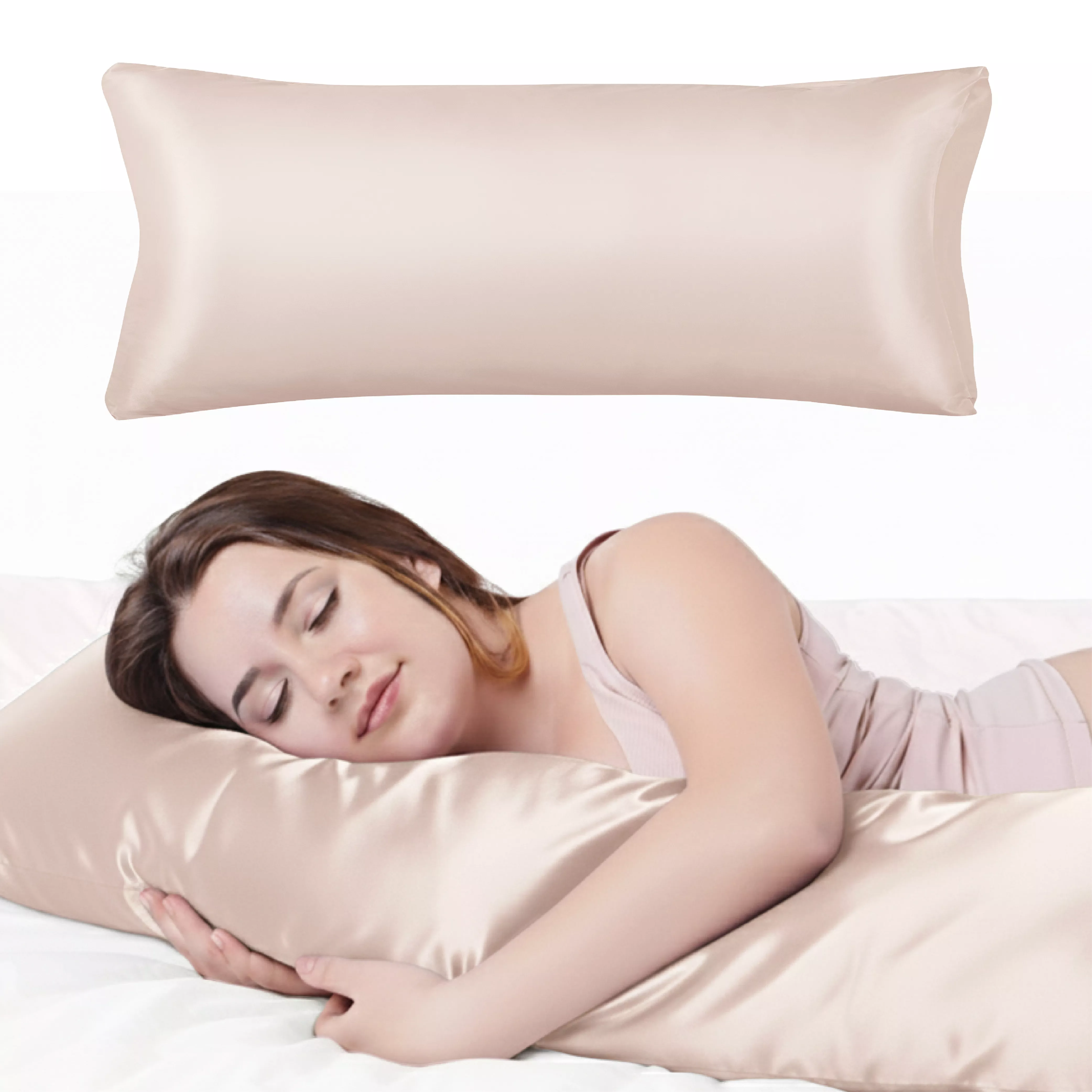 MAVIE Ultimate Beauty Sleep Set – Silky Soft Satin Body & Standard Pillowcase Bundle - Image 8
