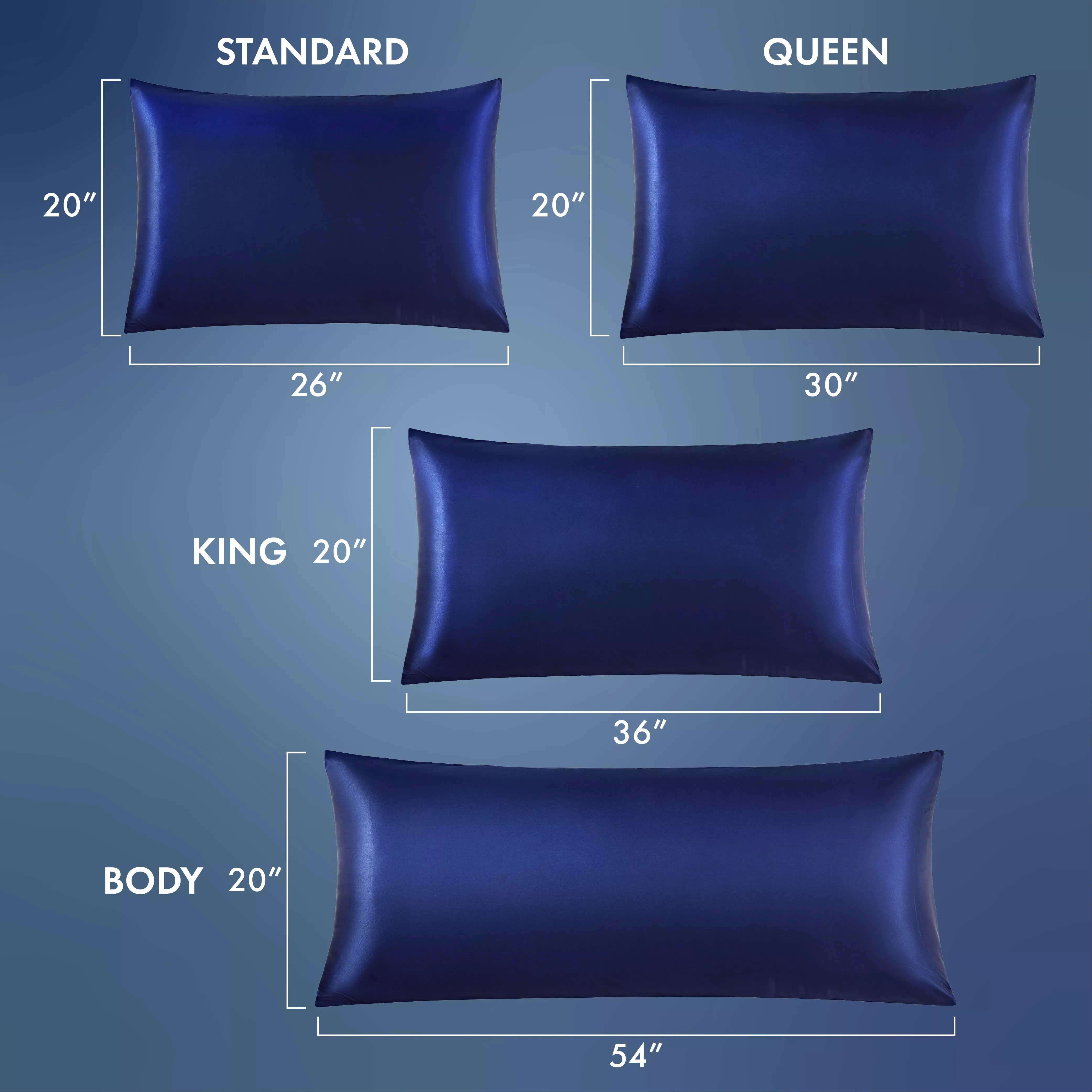 MAVIE Ultimate Beauty Sleep Set – Silky Soft Satin Body & Standard Pillowcase Bundle - Image 85