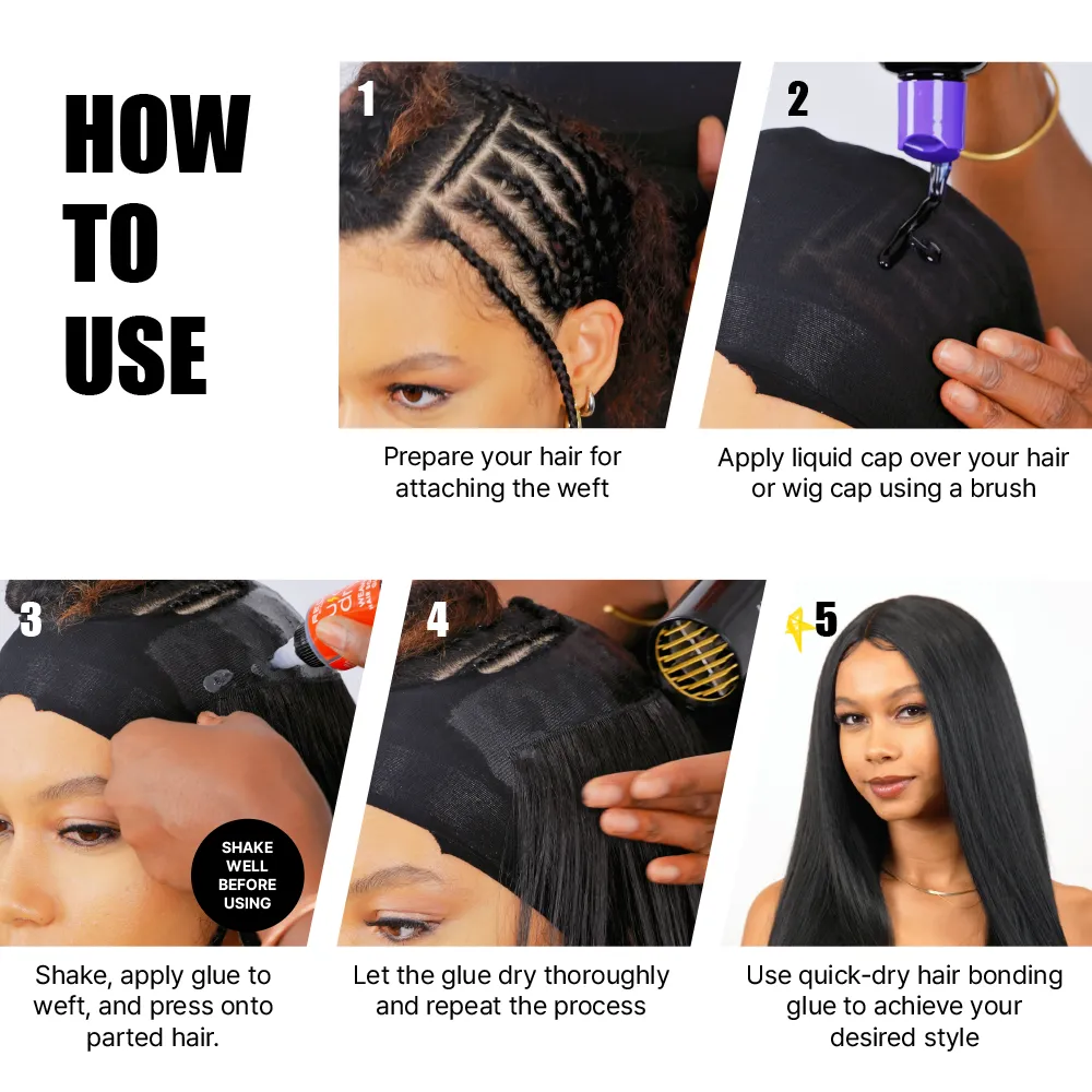 RED by KISS Ultimate Hold Quick Dry Hair Bonding Weave Glue - Image 19