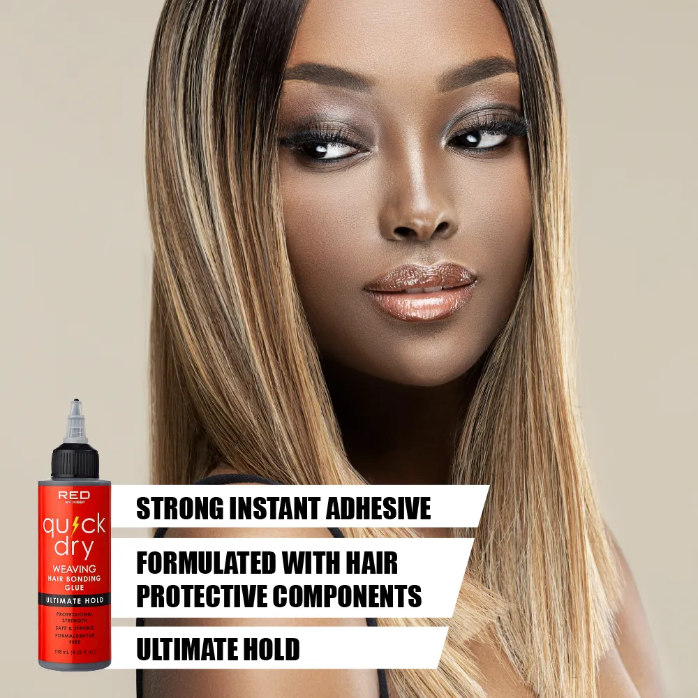 RED by KISS Ultimate Hold Quick Dry Hair Bonding Weave Glue - Image 20