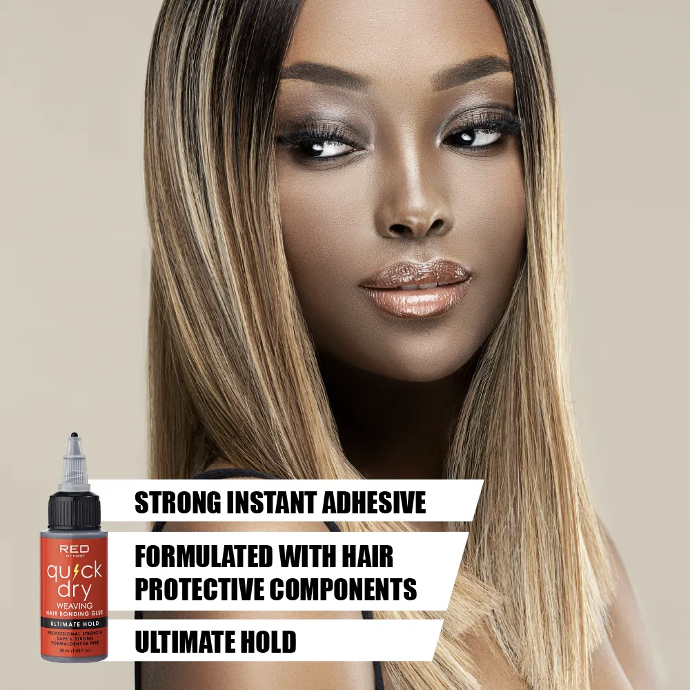 RED by KISS Ultimate Hold Quick Dry Hair Bonding Weave Glue - Image 4