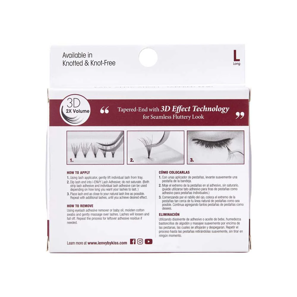 I-ENVY Ultra Black 3D Knot Free Individual Lash (70pcs) - Image 10