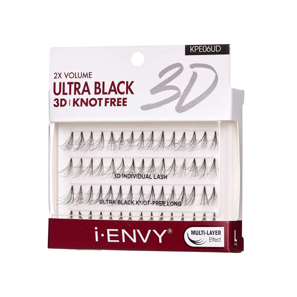 I-ENVY Ultra Black 3D Knot Free Individual Lash (70pcs) - Image 9