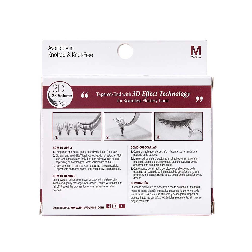 I-ENVY Ultra Black 3D Knotted Individual Lash (70pcs) - Image 13