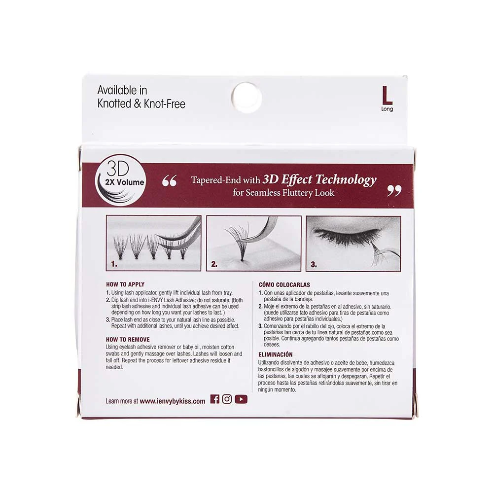 I-ENVY Ultra Black 3D Knotted Individual Lash (70pcs) - Image 15