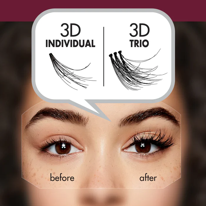 I-ENVY Ultra Black 3D Knotted Individual Lash (70pcs) - Image 4