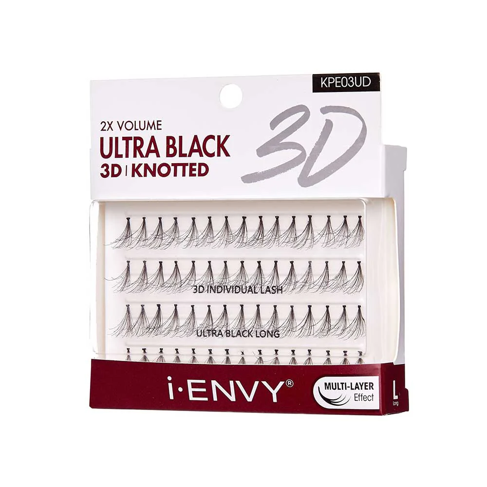 I-ENVY Ultra Black 3D Knotted Individual Lash (70pcs) - Image 8