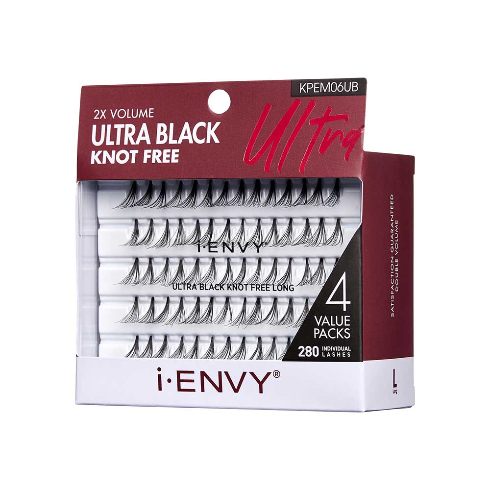 I-ENVY Ultra Black Knot Free Individual Lash 4 Value Packs (280pcs) - Image 5