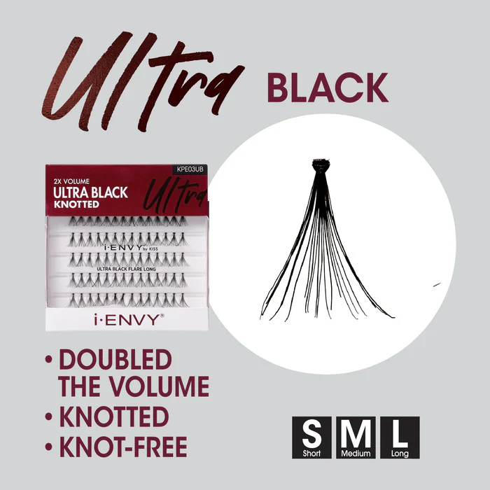 I-ENVY Ultra Black Knotted Individual Lash (70pcs) - Image 4