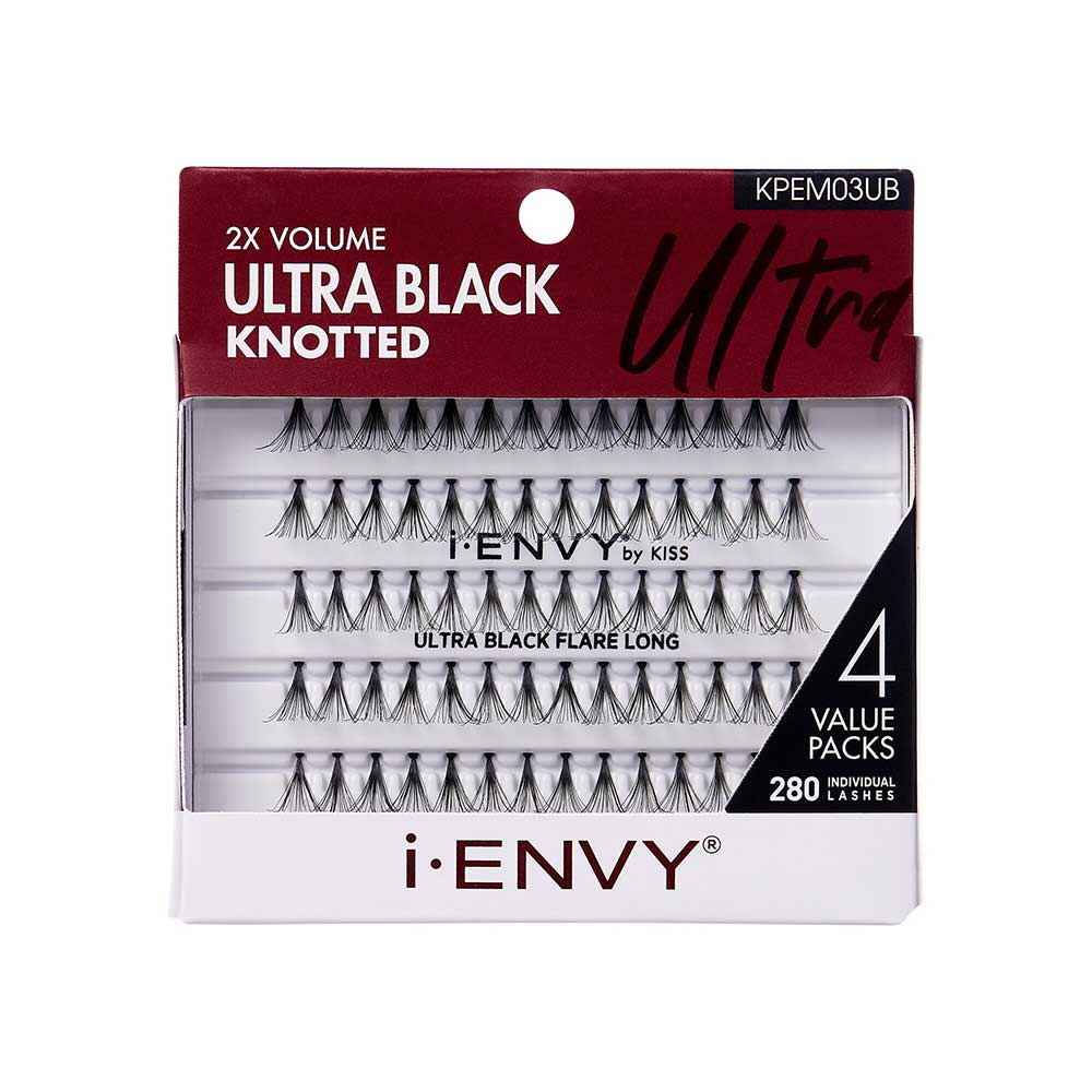 I-ENVY Ultra Black Knotted Individual Lash Multi Pack (280pcs) - Image 2