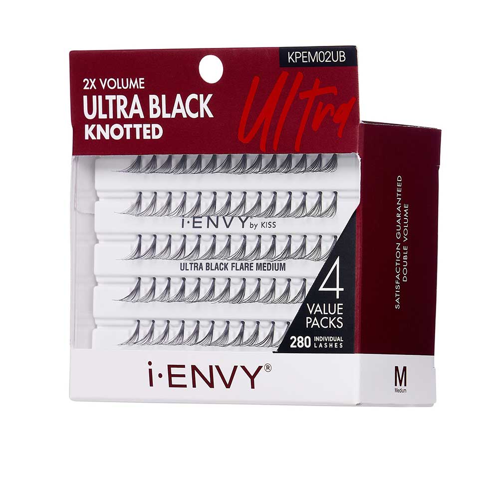 I-ENVY Ultra Black Knotted Individual Lash Multi Pack (280pcs) - Image 5