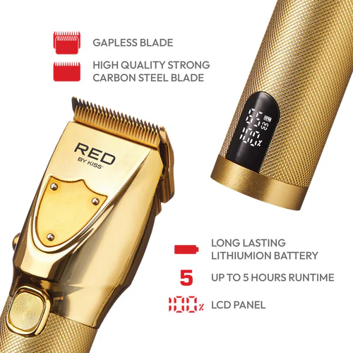 RED by KISS Ultra Clean Cut Cordless Clipper - Image 4