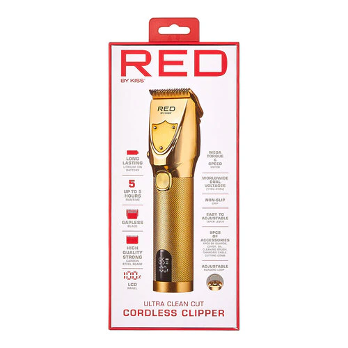 RED by KISS Ultra Clean Cut Cordless Clipper - Image 6