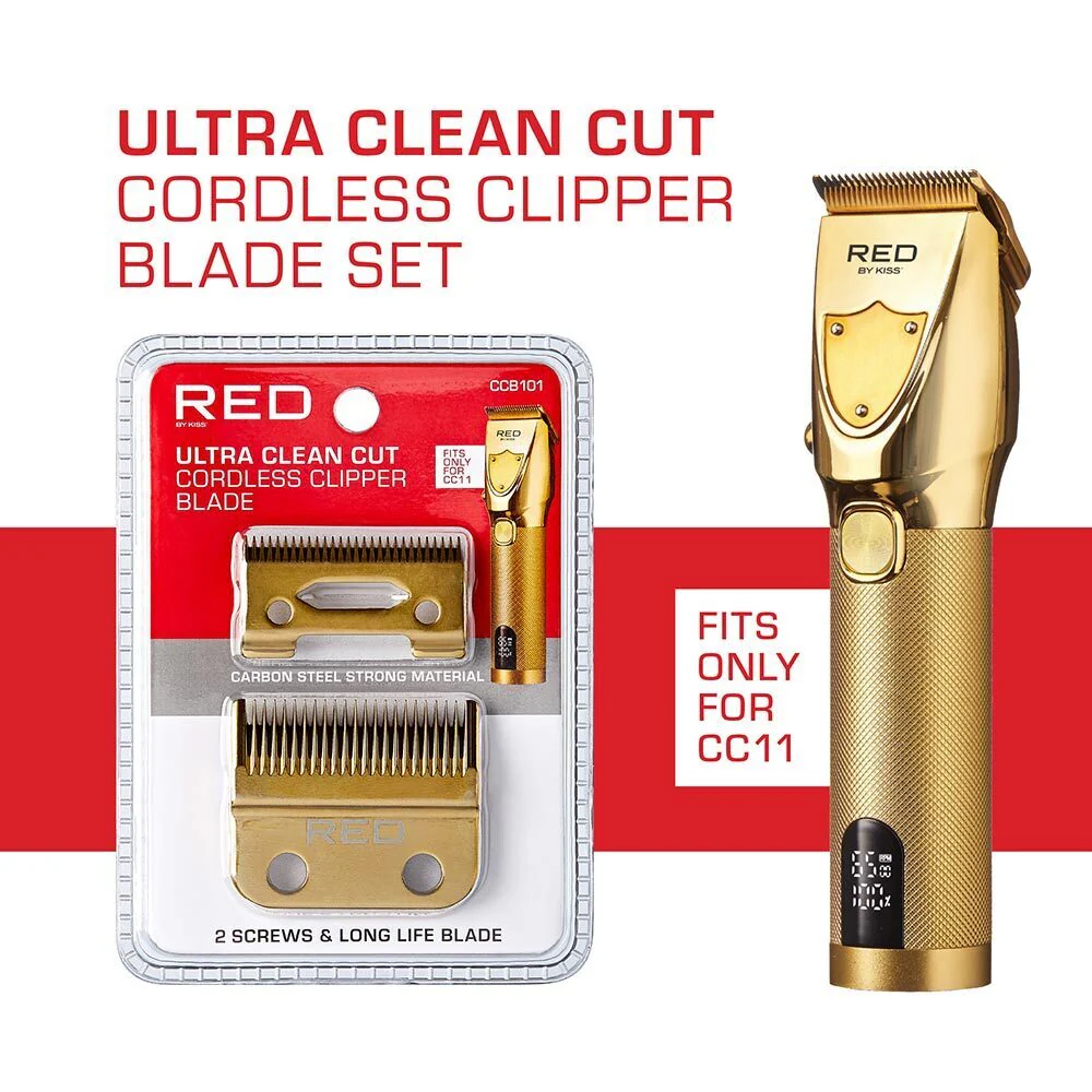 RED by KISS Ultra Cleancut Cordless Clipper Replacement Blade Set - Image 3