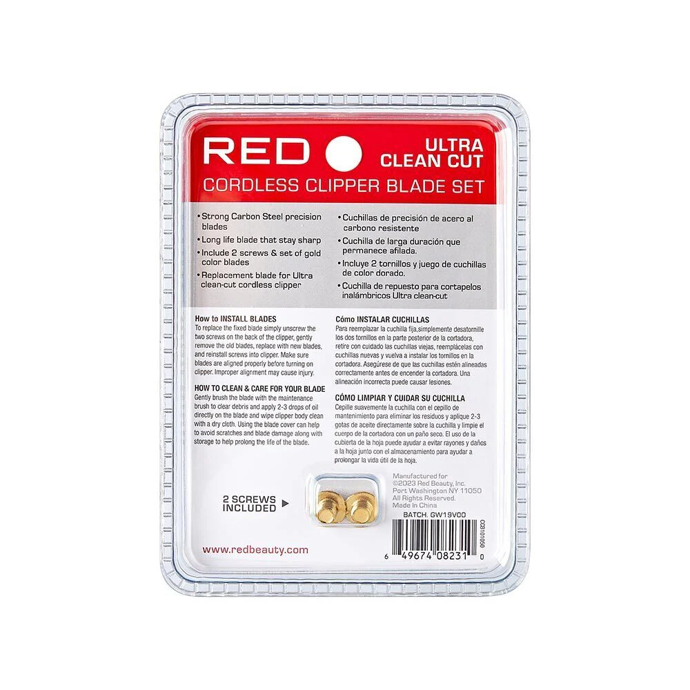 RED by KISS Ultra Cleancut Cordless Clipper Replacement Blade Set - Image 6