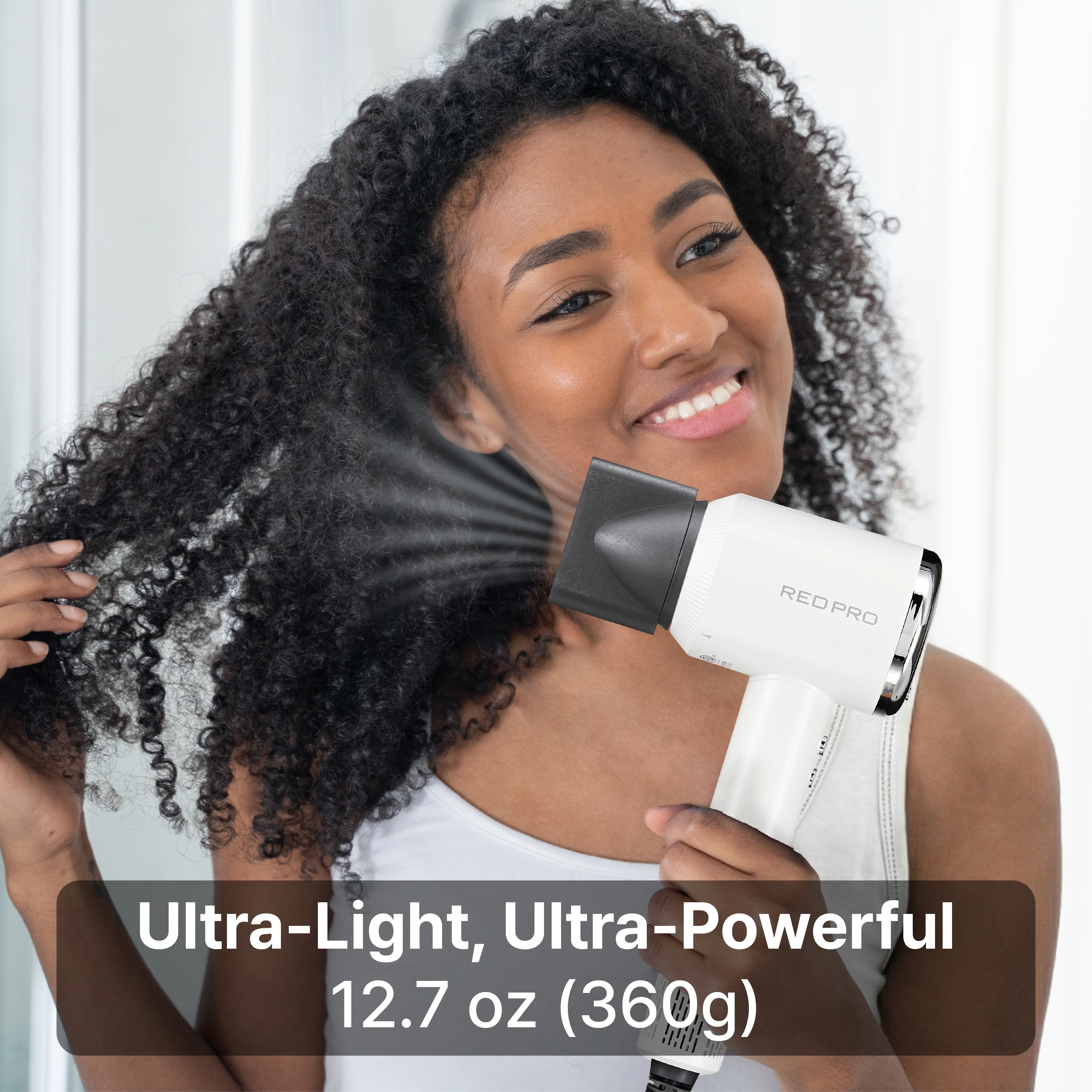 Red PRO Ultra-Lightweight Air Master 4200 High-Speed Hair Dryer 110,000 RPM BLDC Motor - Image 2