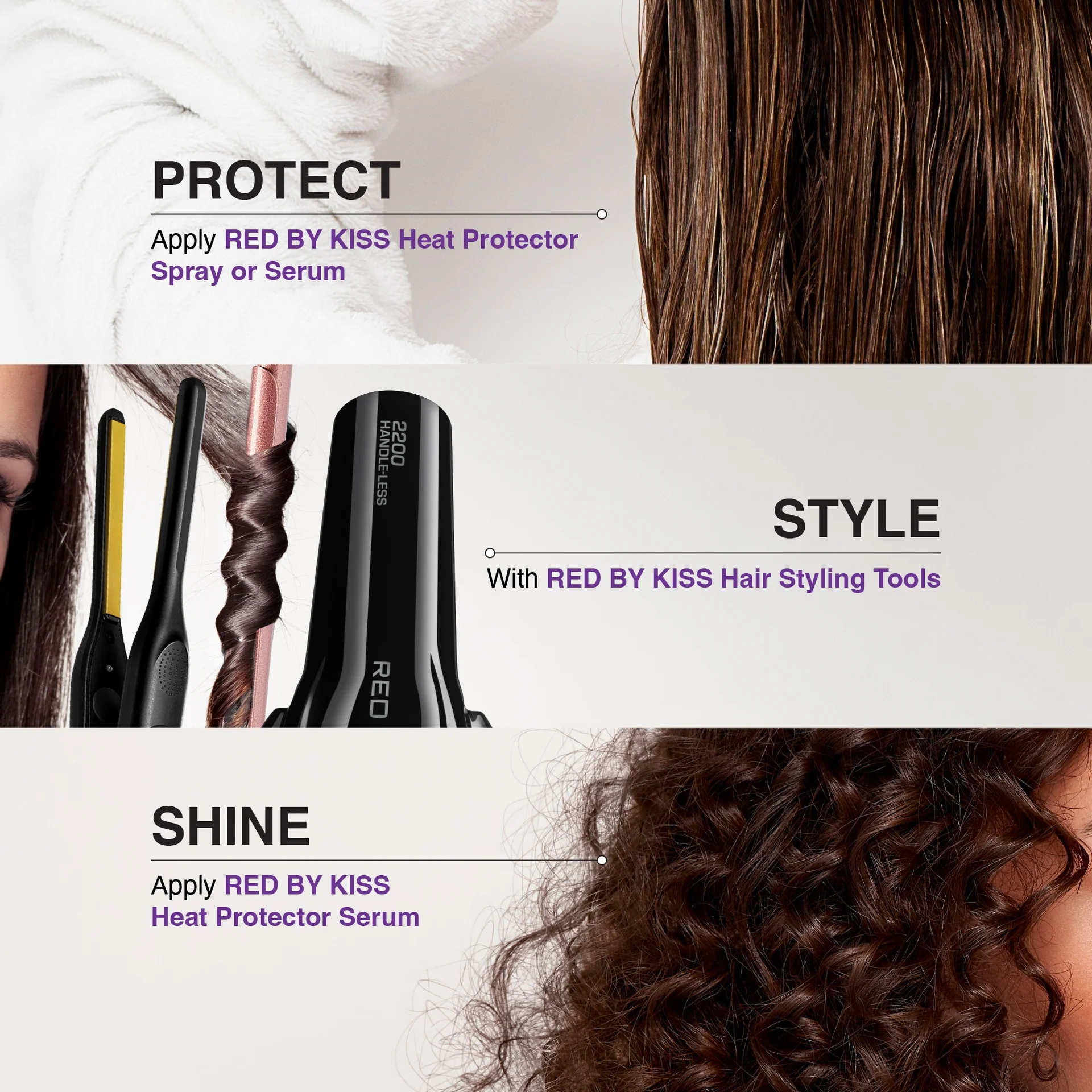 RED by KISS Ultra Shine Heat Protector Oil Serum - Image 4