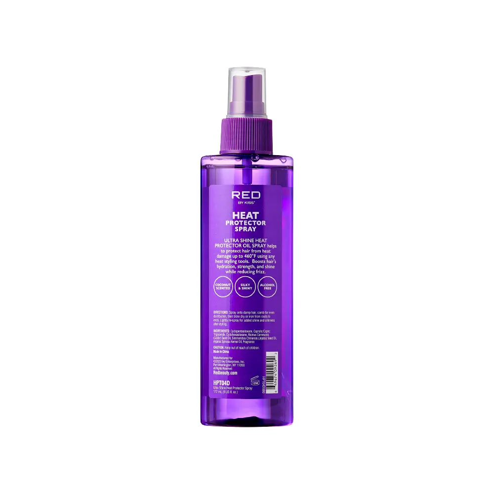 RED by KISS Ultra Shine Heat Protector Oil Spray - Image 11