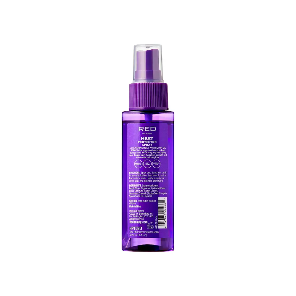 RED by KISS Ultra Shine Heat Protector Oil Spray - Image 5