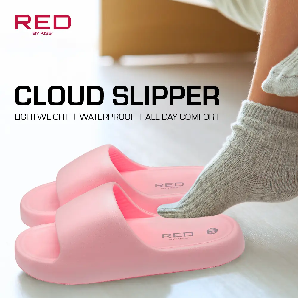 RED by KISS Ultra-Soft Cloud Slippers Cushioned Support & Waterproof for Everyday Wear - Image 35
