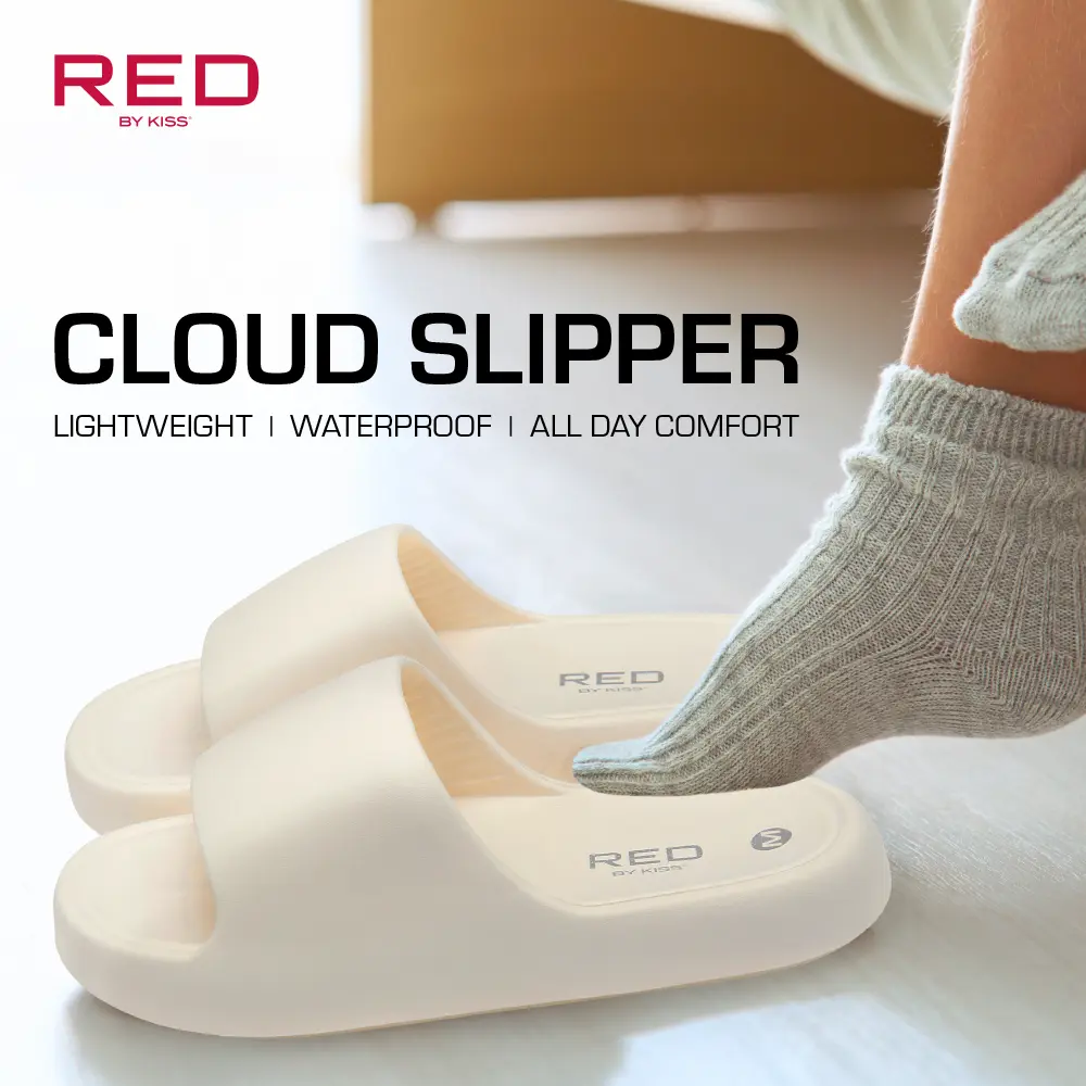 RED by KISS Ultra-Soft Cloud Slippers Cushioned Support & Waterproof for Everyday Wear - Image 39