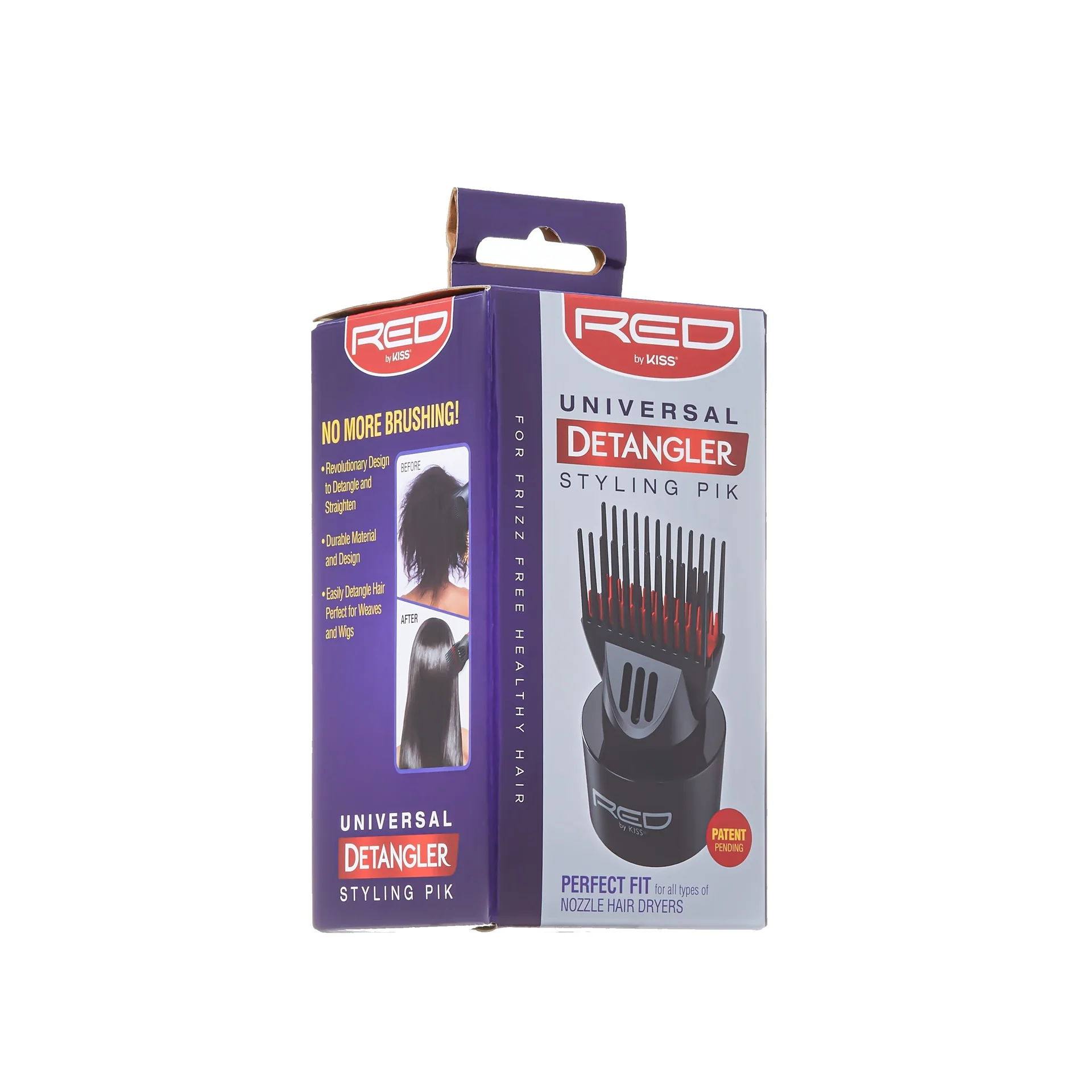 RED by KISS Universal Detangling Blow Dryer Hair Styling Pik - Image 7