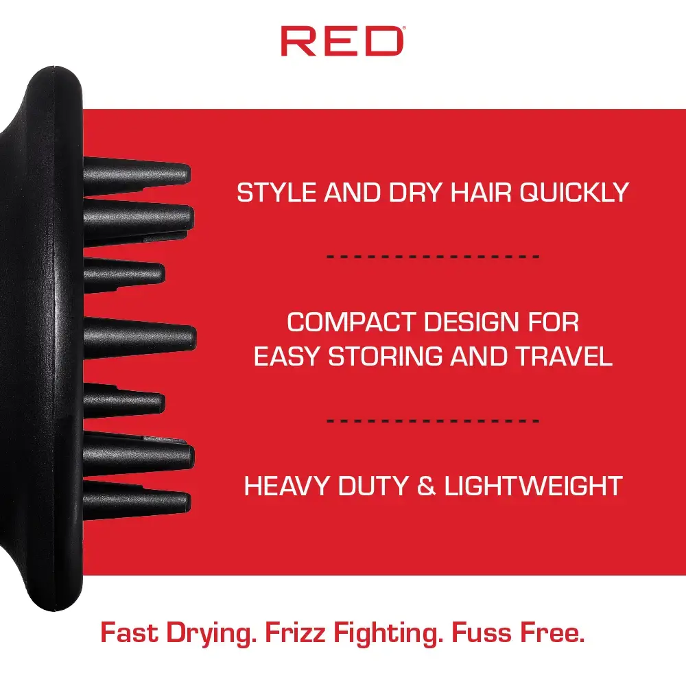 RED by KISS Universal Hair Diffuser for All Dryers – Fast Drying & Long-Lasting Curls - Image 3