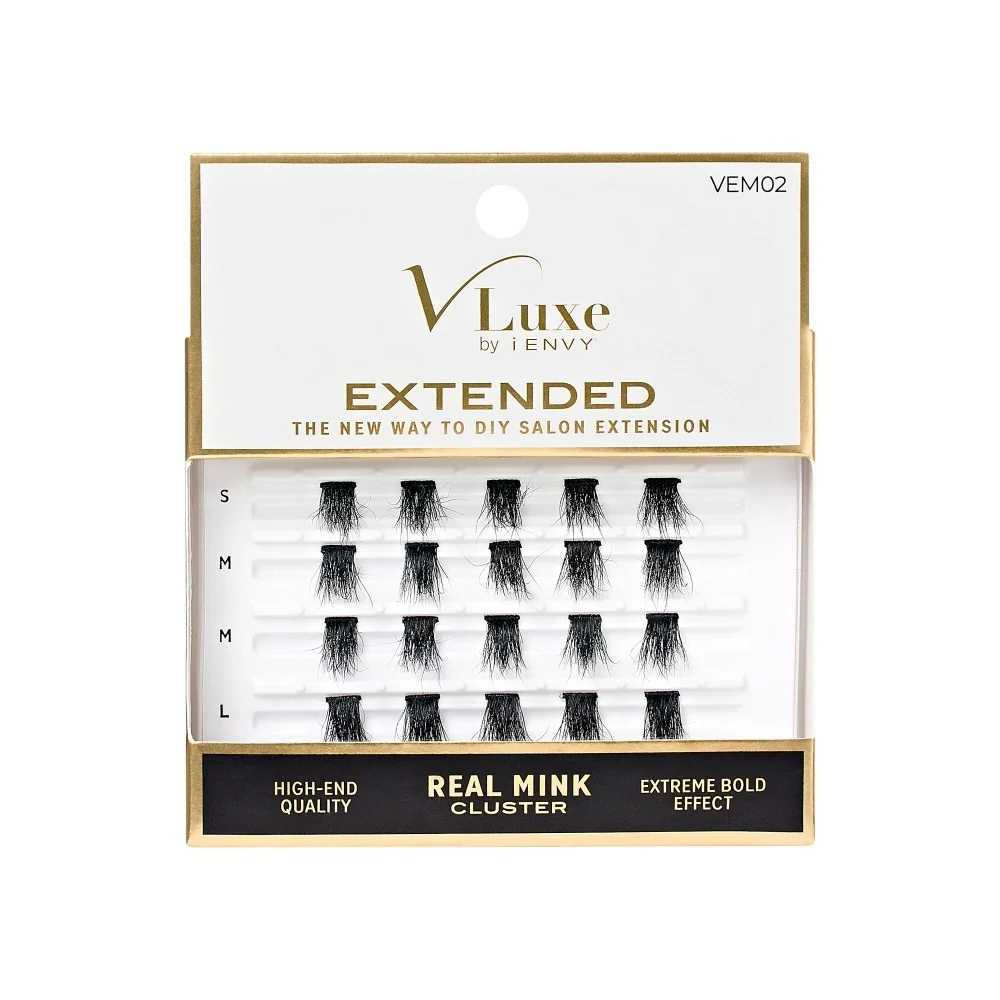 VLuxe By i•ENVY VLuxe Extended Mink Cluster Lash & Mink Bond & Seal Bundle (15% off) - Image 3