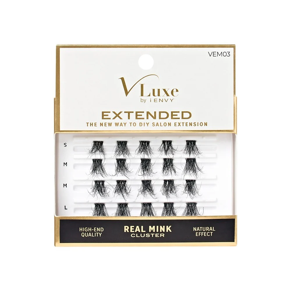 VLuxe By i•ENVY VLuxe Extended Mink Cluster Lash & Mink Bond & Seal Bundle (15% off) - Image 4