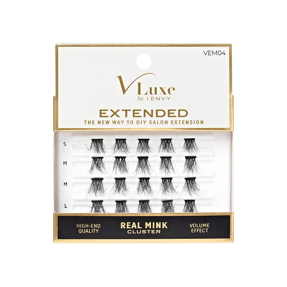 VLuxe By i•ENVY VLuxe Extended Mink Cluster Lash & Mink Bond & Seal Bundle (15% off) - Image 5