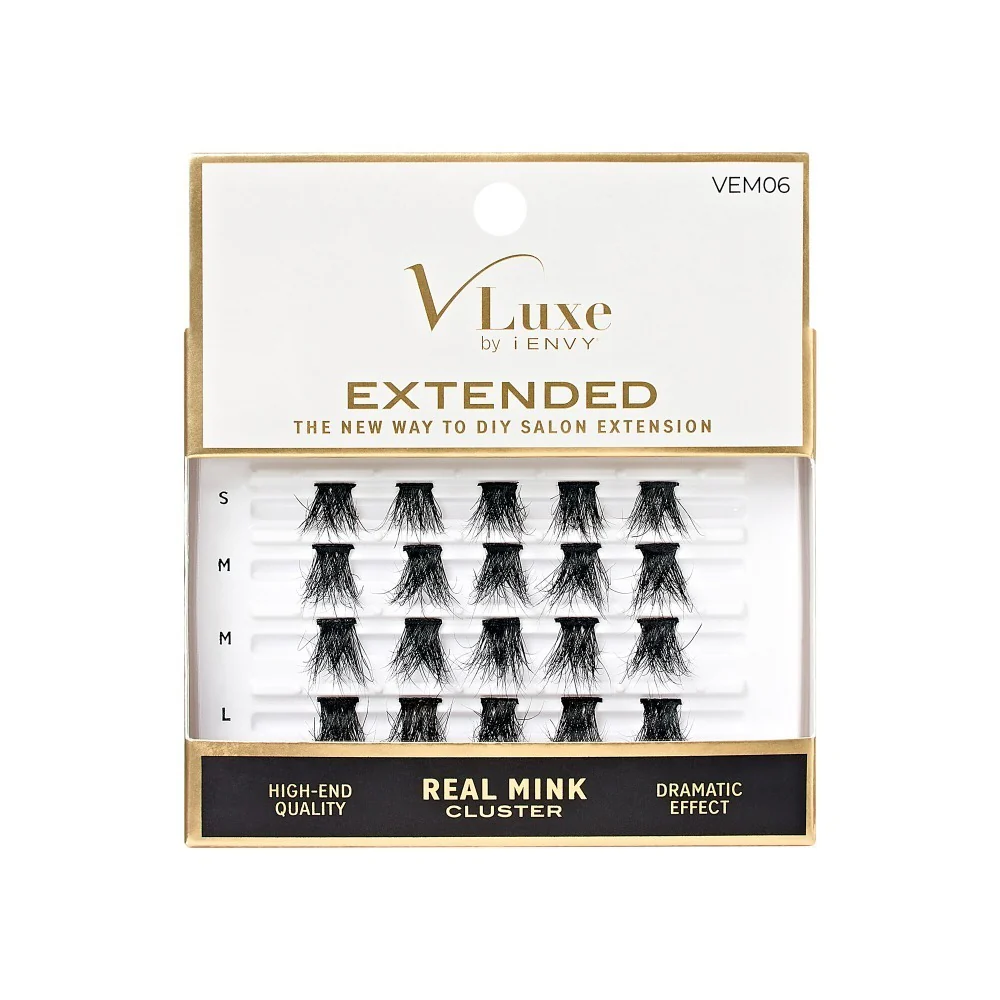 VLuxe By i•ENVY VLuxe Extended Mink Cluster Lash & Mink Bond & Seal Bundle (15% off) - Image 7