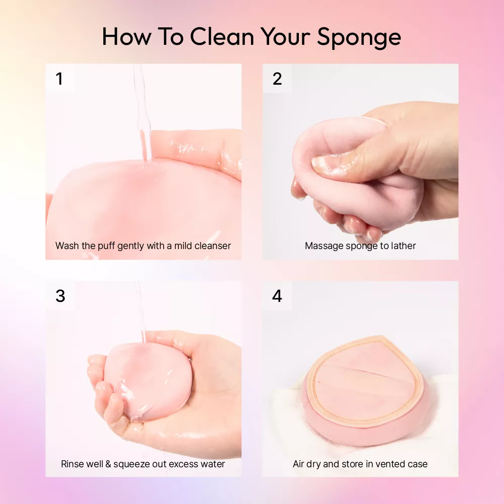 Kiss New York Velvet Cloud Latex Free Wet or Dry Reusable Makeup Sponge Puff For Liquids & Powders - Image 12