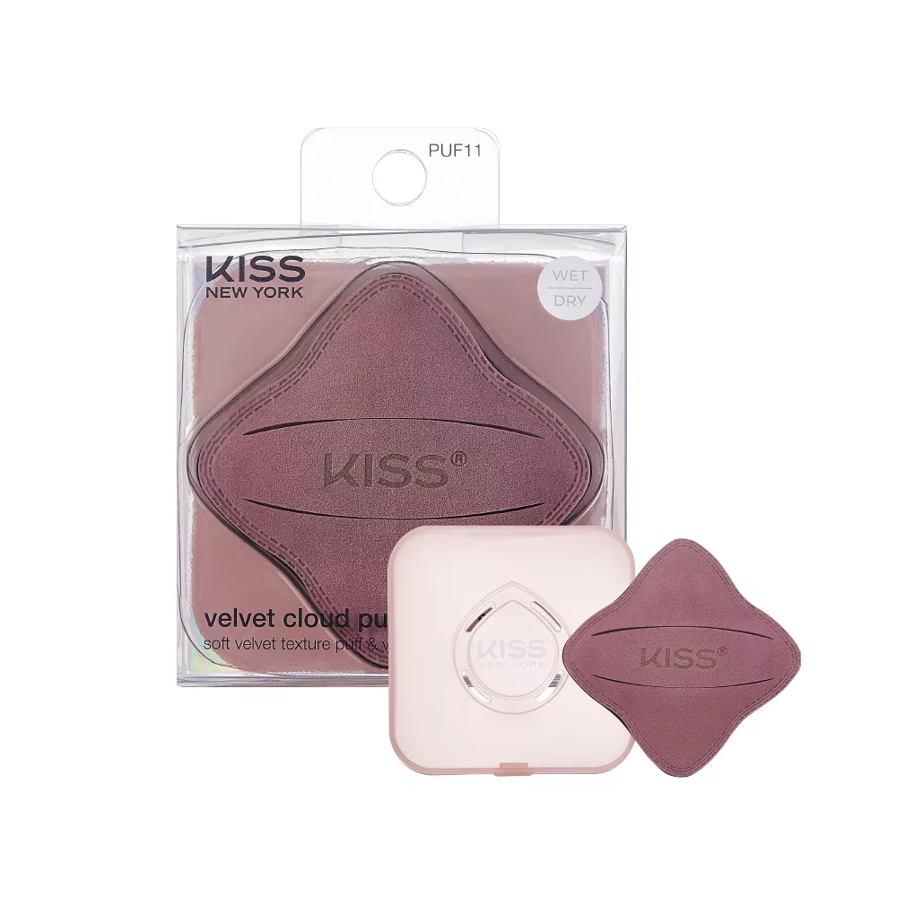 Kiss New York Velvet Cloud Latex Free Wet or Dry Reusable Makeup Sponge Puff For Liquids & Powders - Image 13