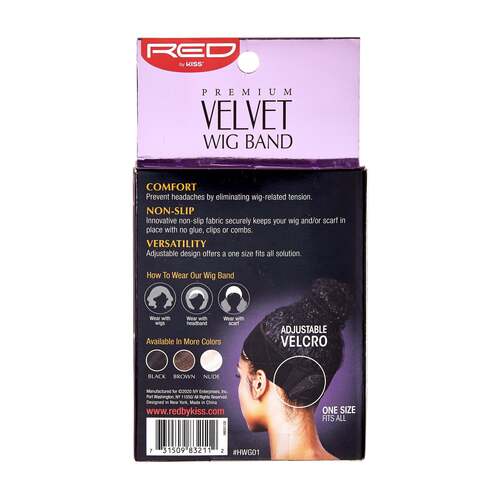 RED by KISS Velvet Wig Band - Image 7