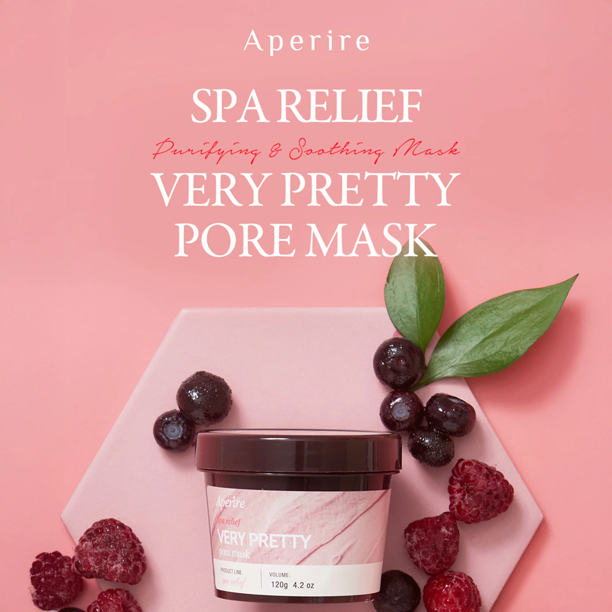 Aperire Very Pretty Pore Mask – Pore Tightening Pink Clay Mask with Calamine & Centella for Blackheads - Image 11