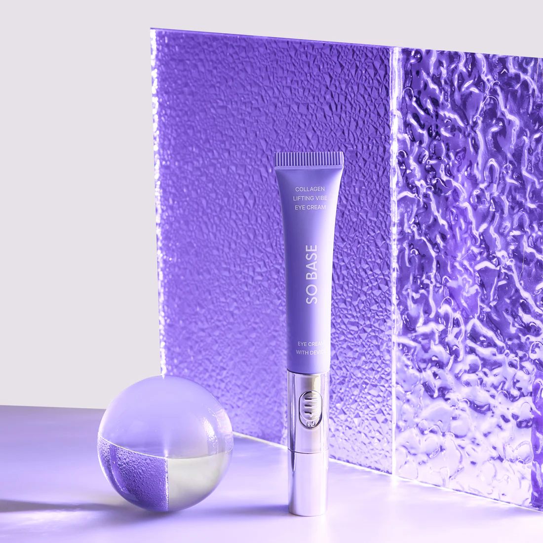 SOBASE Vibrating Eye Cream for Puffy Eyes & Dark Circles - Anti-Aging Collagen Built-in Galvanic Massager - Image 13