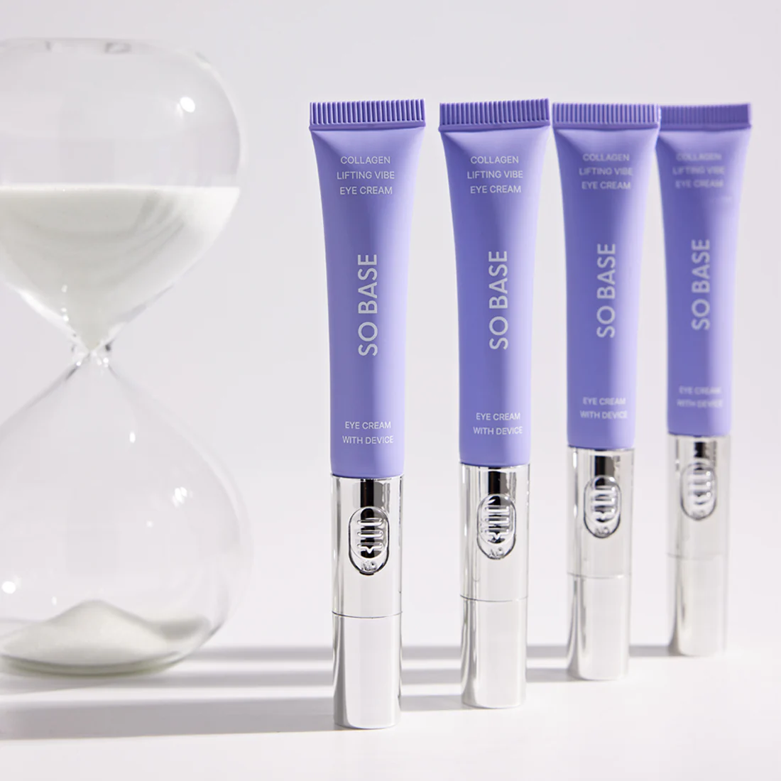 SOBASE Vibrating Eye Cream for Puffy Eyes & Dark Circles - Anti-Aging Collagen Built-in Galvanic Massager - Image 14