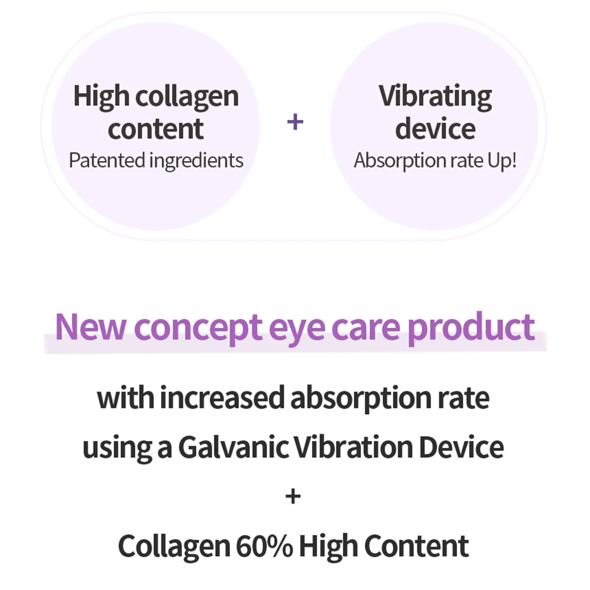 SOBASE Vibrating Eye Cream for Puffy Eyes & Dark Circles - Anti-Aging Collagen Built-in Galvanic Massager - Image 4
