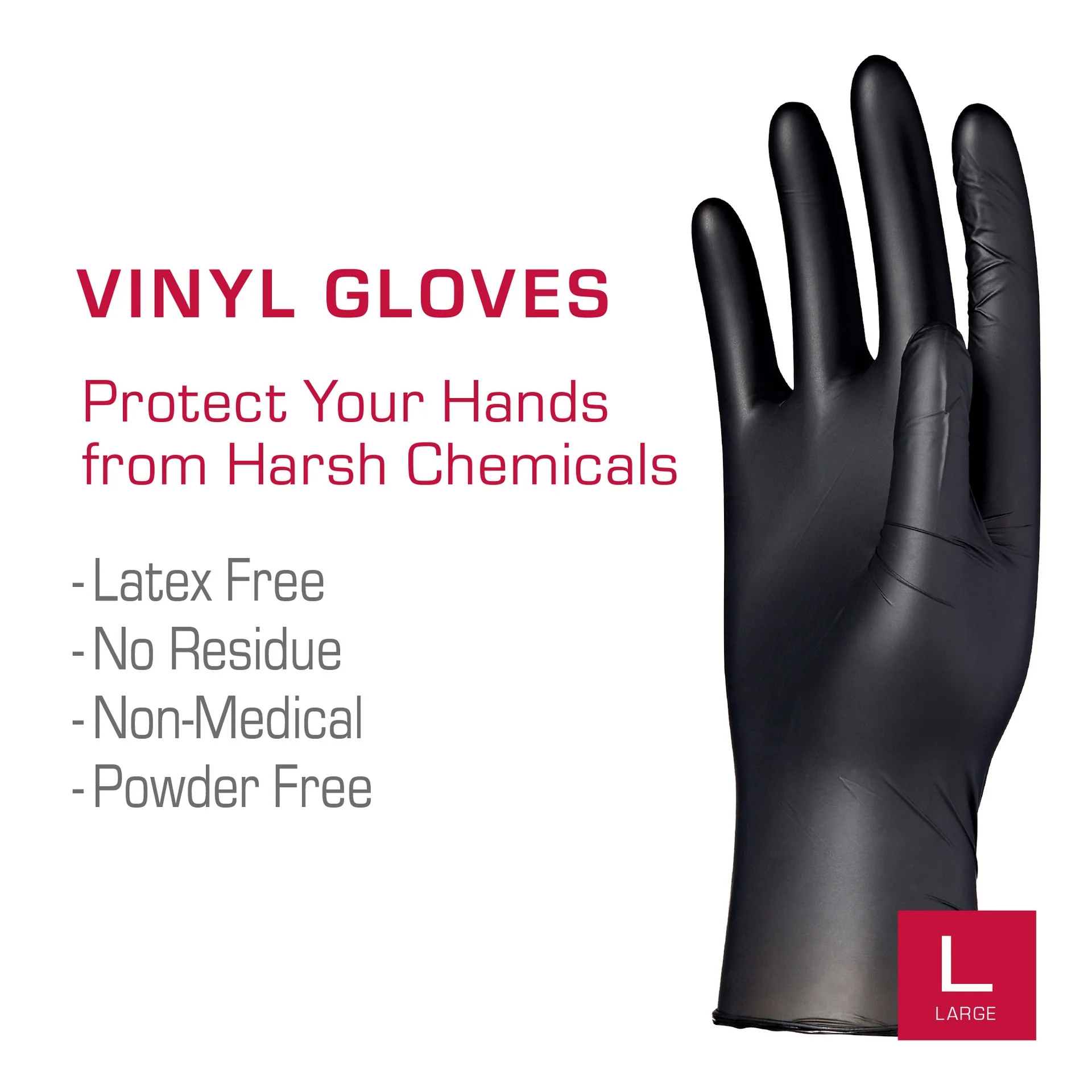 RED by KISS Vinyl Gloves (8pcs) - Image 14