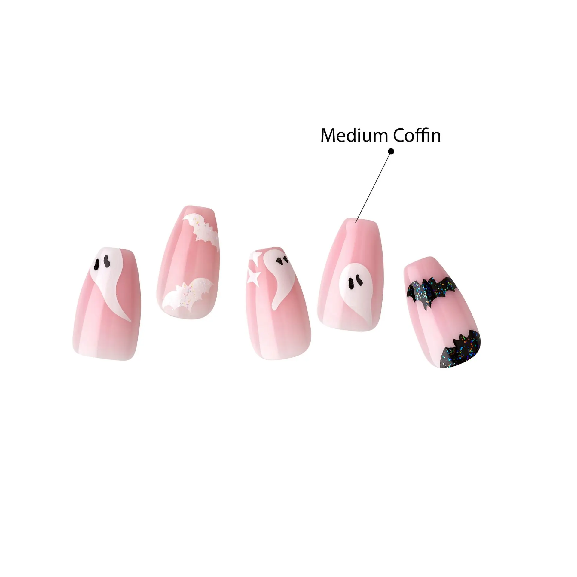 KISS Voguish Glow In The Dark Halloween Glue-On Nails - Image 14