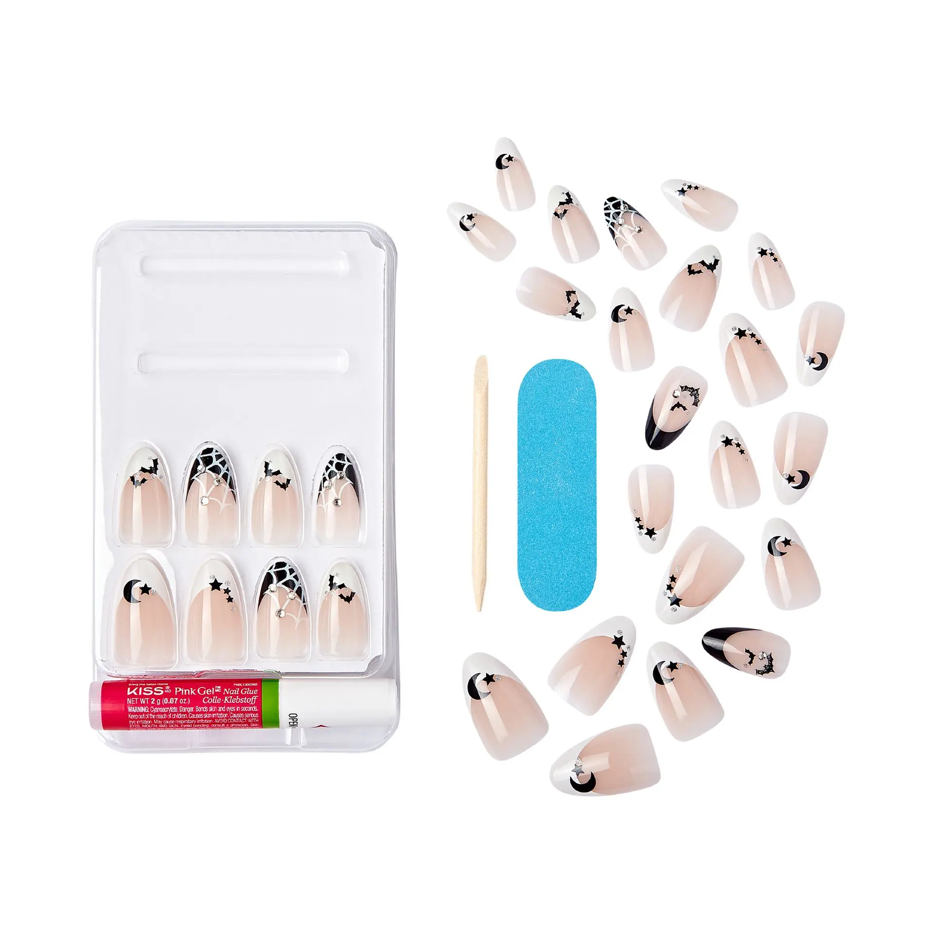 KISS Voguish Glow In The Dark Halloween Glue-On Nails - Image 7