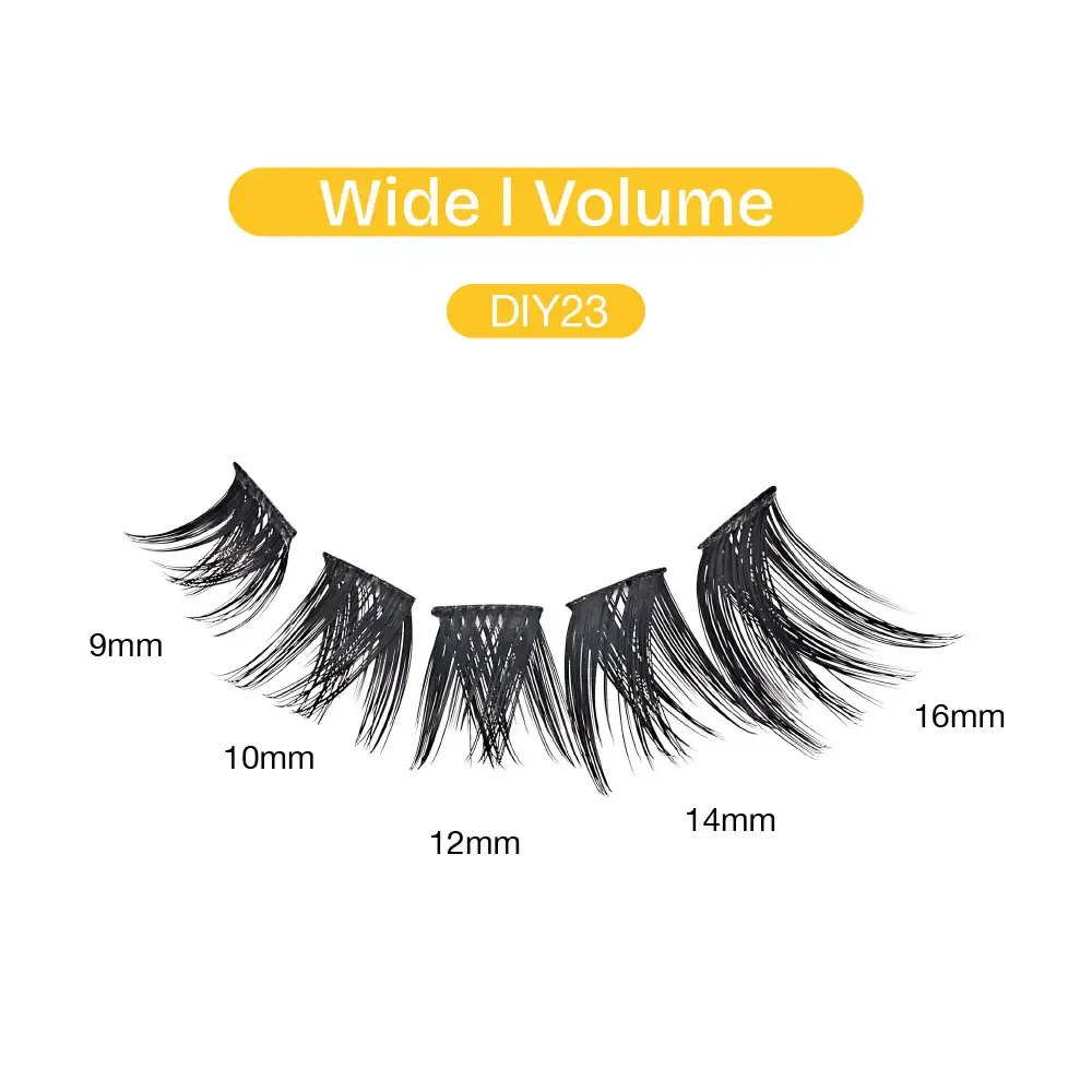 Broadway Volume DIY Cluster Lashes - Full, Fluffy Lash Extensions (56-112pcs) - Image 100