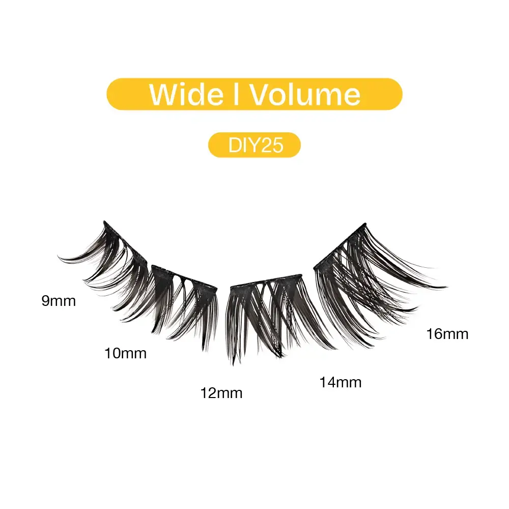 Broadway Volume DIY Cluster Lashes - Full, Fluffy Lash Extensions (56-112pcs) - Image 116