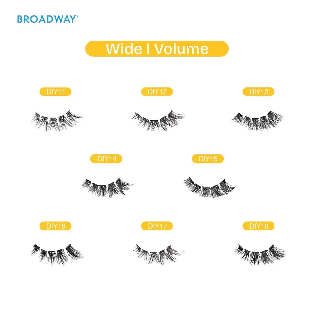 Broadway Volume DIY Cluster Lashes - Full, Fluffy Lash Extensions (56-112pcs) - Image 117