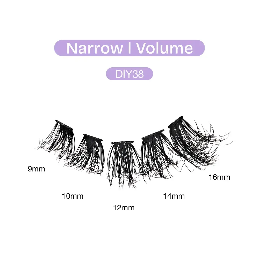 Broadway Volume DIY Cluster Lashes - Full, Fluffy Lash Extensions (56-112pcs) - Image 139