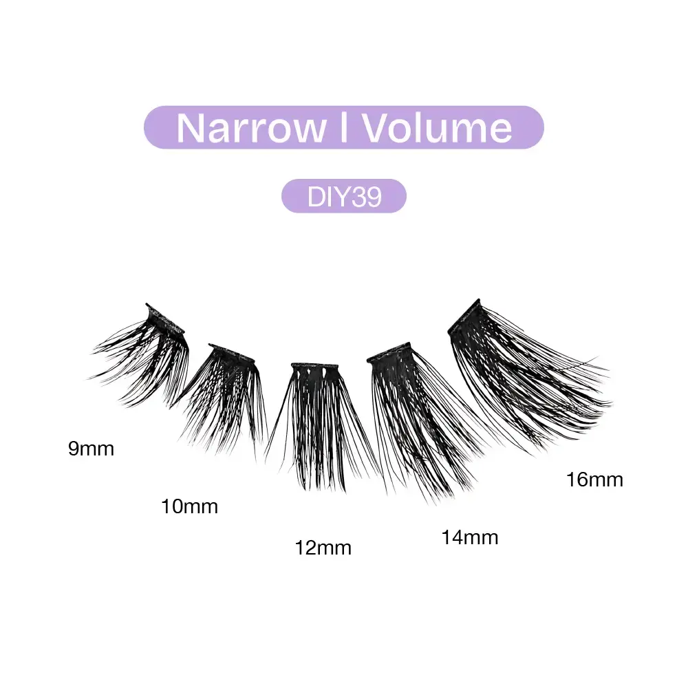 Broadway Volume DIY Cluster Lashes - Full, Fluffy Lash Extensions (56-112pcs) - Image 146