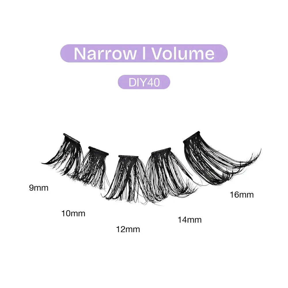 Broadway Volume DIY Cluster Lashes - Full, Fluffy Lash Extensions (56-112pcs) - Image 153
