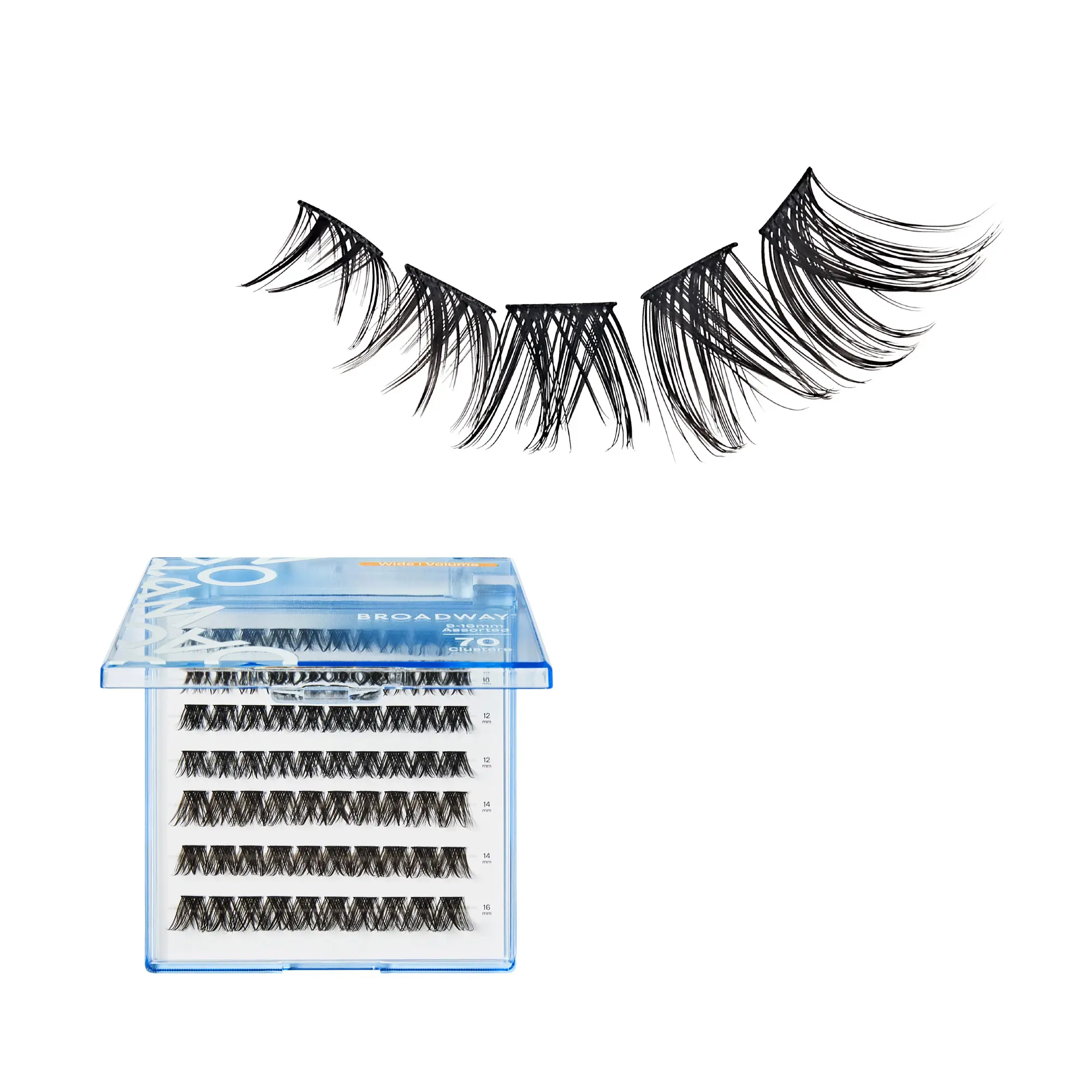 Broadway Volume DIY Cluster Lashes - Full, Fluffy Lash Extensions (56-112pcs) - Image 17
